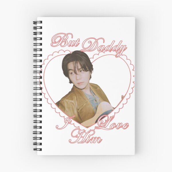 Item preview, BTS Suga Yoongi "But Daddy I Love Him" Pink Heart Aesthetic designed and sold by Mooncreates7.