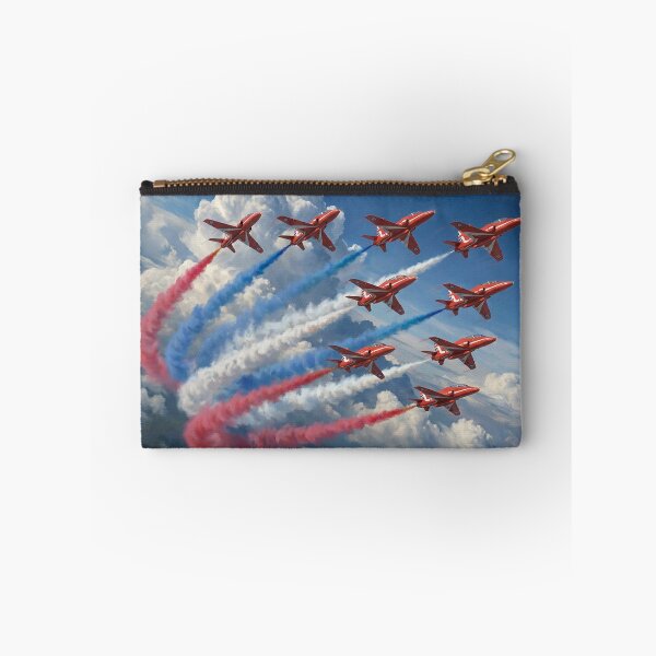 Item preview, Red Arrows Smoke Trails Illustration designed and sold by Airpower Art.
