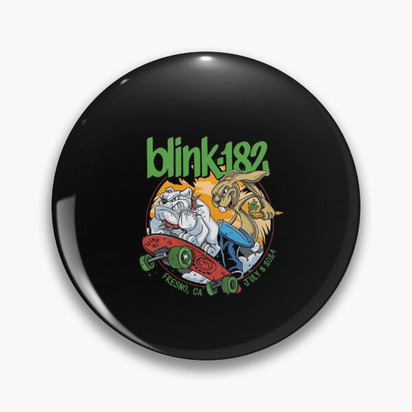 Item preview, Blink-182 Fresno CA Tour Skate Bunny Bulldog  designed and sold by ZerodawgGraffi.