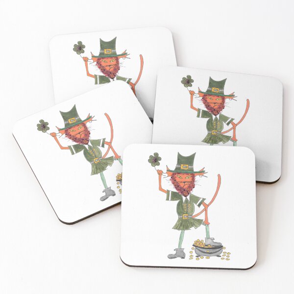 Item preview, Alien Leprechaun Cat, Alien Leprechaun Katze designed and sold by Anke‘s Bazaar.