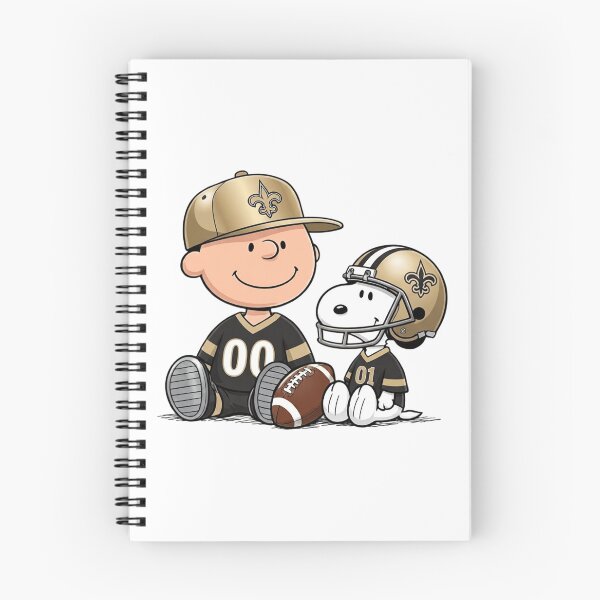 Item preview, Snoopy And Charlie Brown New Orleans Saints Football Fan designed and sold by DamianRoy88.