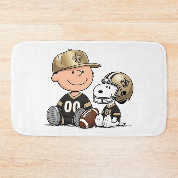 Item preview, Snoopy And Charlie Brown New Orleans Saints Football Fan designed and sold by DamianRoy88.