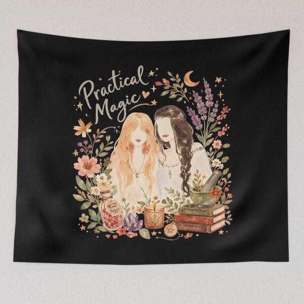 Item preview, Practical Magic Watercolor Owens Sisters Sally Gillian designed and sold by Achkalona.