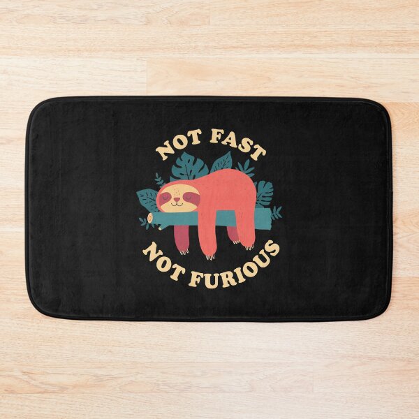 Item preview, Sloth Not Fast Not Furious Relaxed Tropical Leaves designed and sold by Duaneraker.