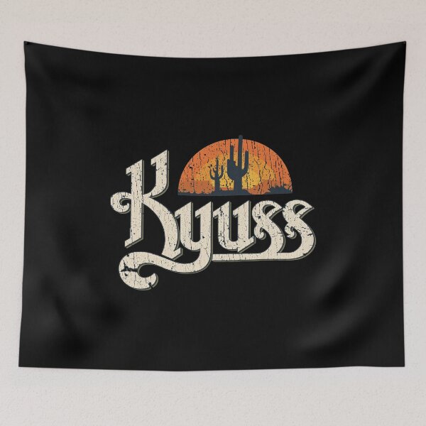 Item preview, Kyuss Desert Sun Distressed Script  designed and sold by DIEGOREGOPI.