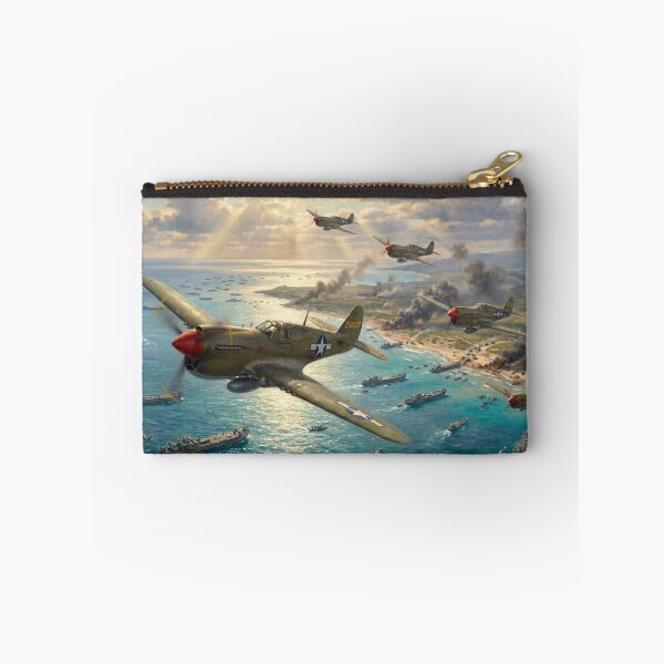 Item preview, P-40 Warhawk Invasion Fleet Illustration designed and sold by Airpower Art.