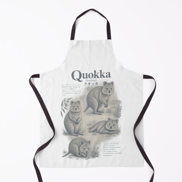 Item preview, Quokka Zoology Vintage Naturalist Field Guide Illustration Art designed and sold by Yellowriversss.