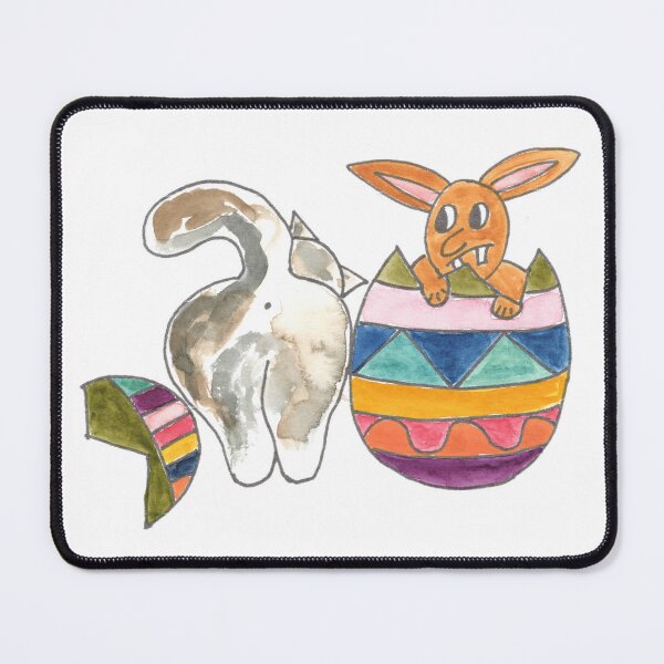 Item preview, Cat & Easter-Egg, Katze & Osterei designed and sold by Anke‘s Bazaar.