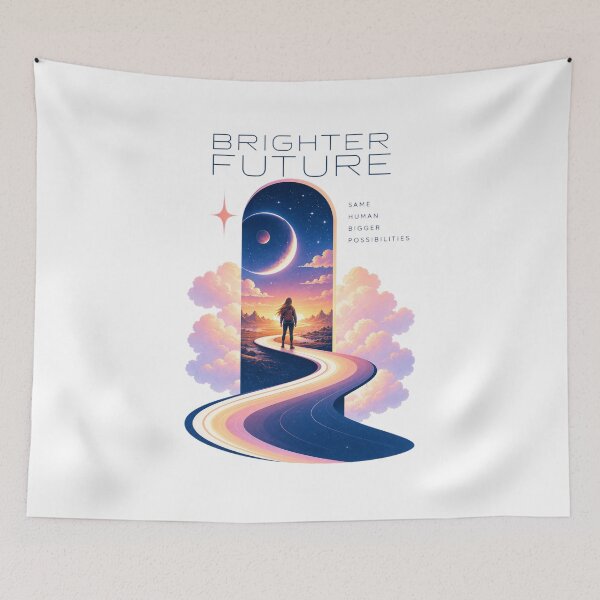 Item preview, Brighter Future - Cosmic Portal Woman designed and sold by Quantum Fashion.