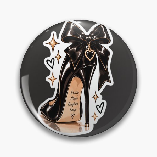 Item preview, Black Stiletto Heels Aesthetic – Coquette Bow Glamor Vintage Fashion Sticker designed and sold by AstraDrip Studio.