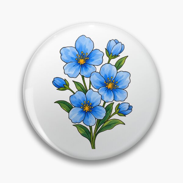 Item preview, Blue Floral  designed and sold by GraphicsClub.