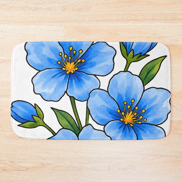 Item preview, Blue Floral  designed and sold by GraphicsClub.