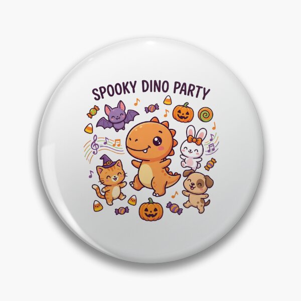 Item preview, Spooky Dino Party Cute Halloween  designed and sold by naragon4289.