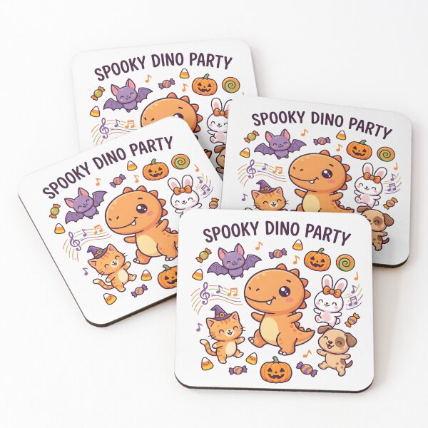 Item preview, Spooky Dino Party Cute Halloween  designed and sold by naragon4289.