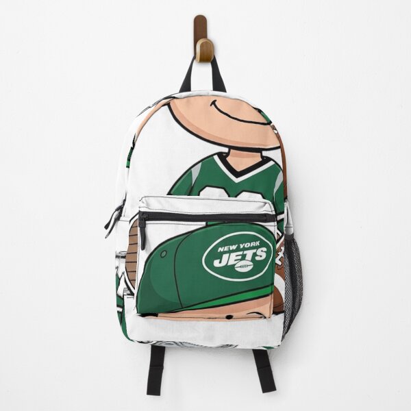 Item preview, Snoopy And Charlie Brown New York Jets Football Fan designed and sold by DamianRoy88.