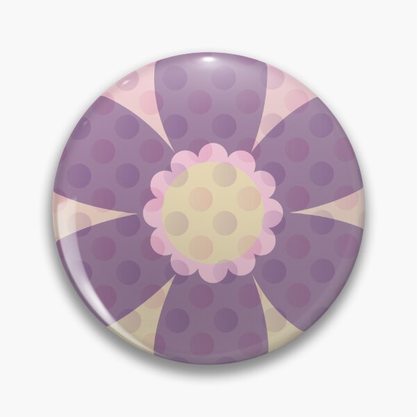 Item preview, Purple Flower With Polka Dots designed and sold by Tanya C  Smith.