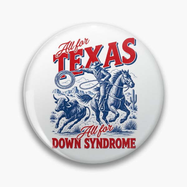 Item preview, Texas Rangers All For Texas All For Down Syndrome Cowboy Graphic designed and sold by dexlawpie.