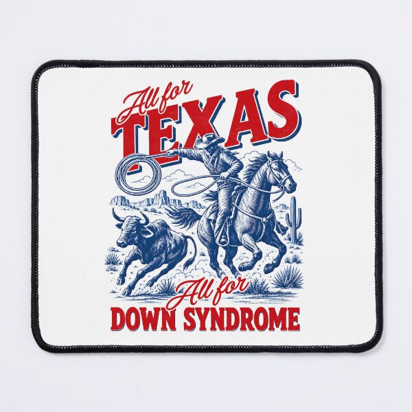 Item preview, Texas Rangers All For Texas All For Down Syndrome Cowboy Graphic designed and sold by dexlawpie.