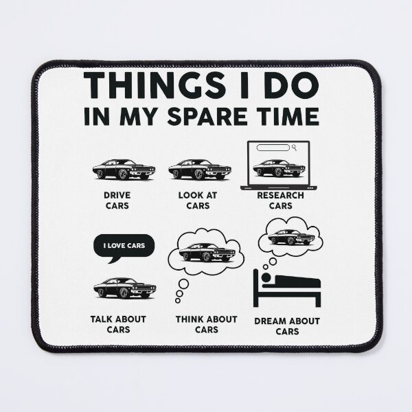 Item preview, Things I Do in My Spare Time Funny Car Guy Car Enthusiast designed and sold by LounisArt.