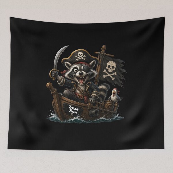 Item preview, Raccoon at Sea  designed and sold by TheEndDesign.