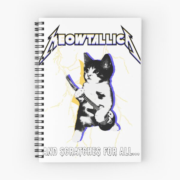 Item preview, Meowtallica Kitten Playing Guitar Lightning designed and sold by DIEGOREGOPI.