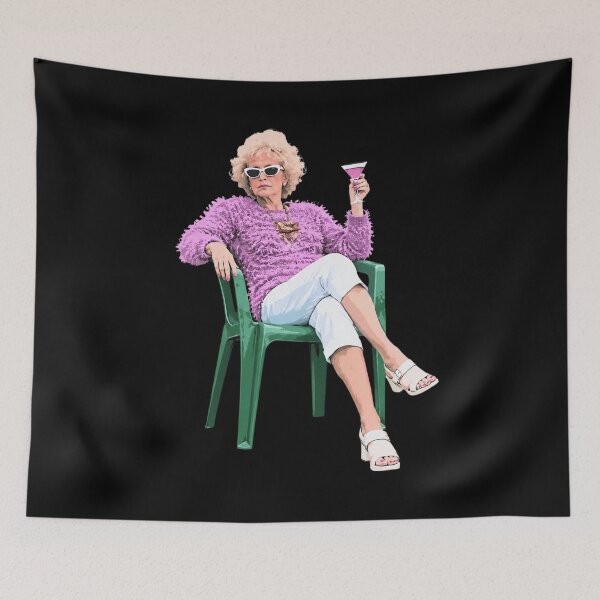 Item preview, Kath And Kim Having A Smoke Retro Jane Turner designed and sold by AubreeWu.