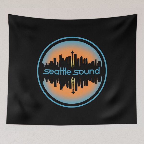 Item preview, Seattle Soundwave Cityscape Graphic designed and sold by JarvisBalistr.