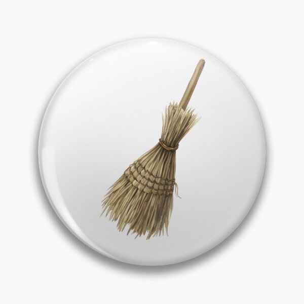 Item preview, Watercolor Vintage Witch Broomstick Illustration designed and sold by AlinaMel.