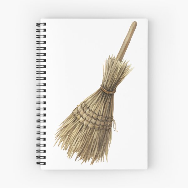 Item preview, Watercolor Vintage Witch Broomstick Illustration designed and sold by AlinaMel.
