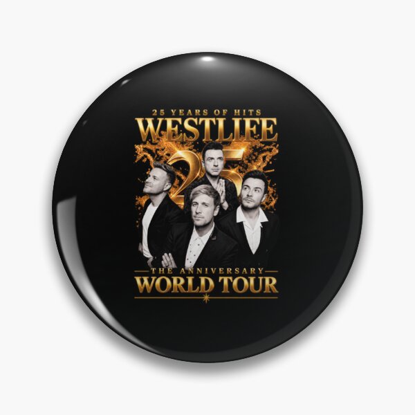 Item preview, 25 Anniversary 2026 Timeless Pop Music, Westlife 2026 T-Shirt designed and sold by SkippieBerto.
