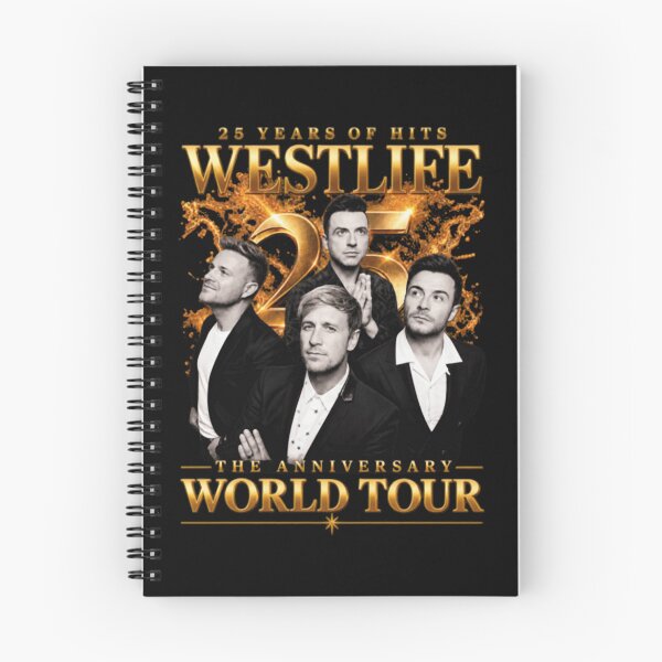 Item preview, 25 Anniversary 2026 Timeless Pop Music, Westlife 2026 T-Shirt designed and sold by SkippieBerto.