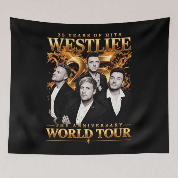 Item preview, 25 Anniversary 2026 Timeless Pop Music, Westlife 2026 T-Shirt designed and sold by SkippieBerto.