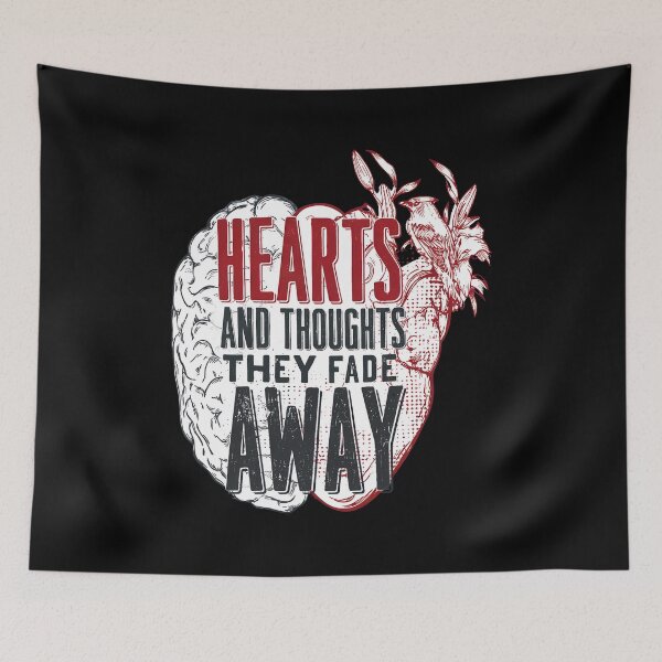 Item preview, Hearts And Thoughts Fade Away Brain Art designed and sold by JarvisBalistr.