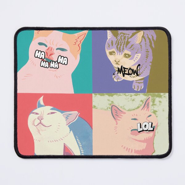 Item preview, Four Panel Feline Emotion Grid  designed and sold by DIEGOREGOPI.