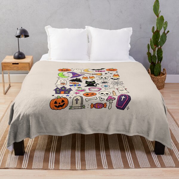 Item preview, Cute Halloween Doodle Pattern designed and sold by dudelinart.