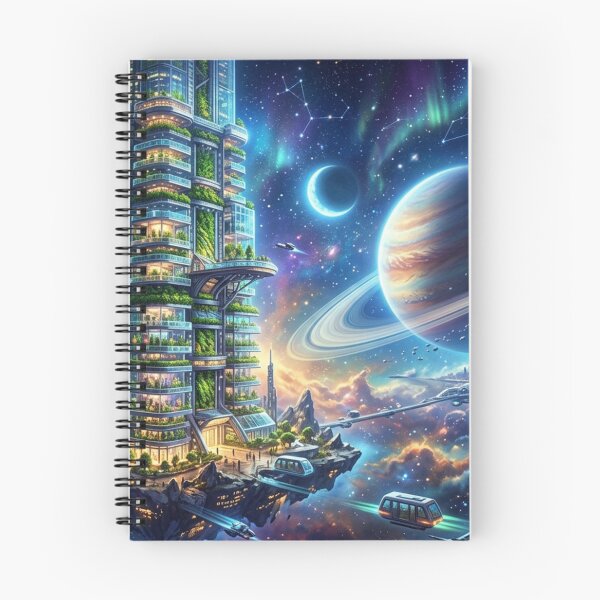 Item preview, Futuristic Botanical Sky City designed and sold by Sigtrix.