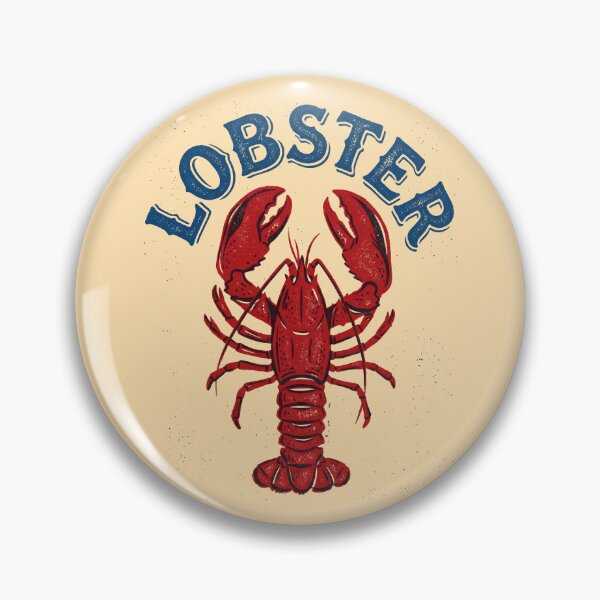 Item preview, Vintage Red Lobster - Retro Nautical Sea Life Art designed and sold by seven things shop.
