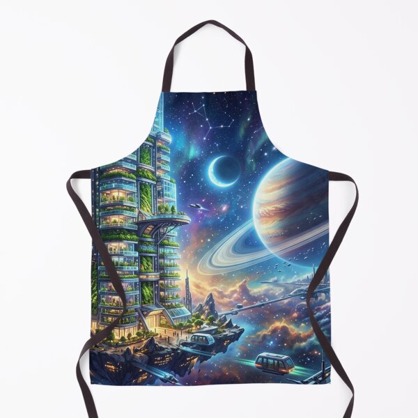 Item preview, Futuristic Botanical Sky City designed and sold by Sigtrix.