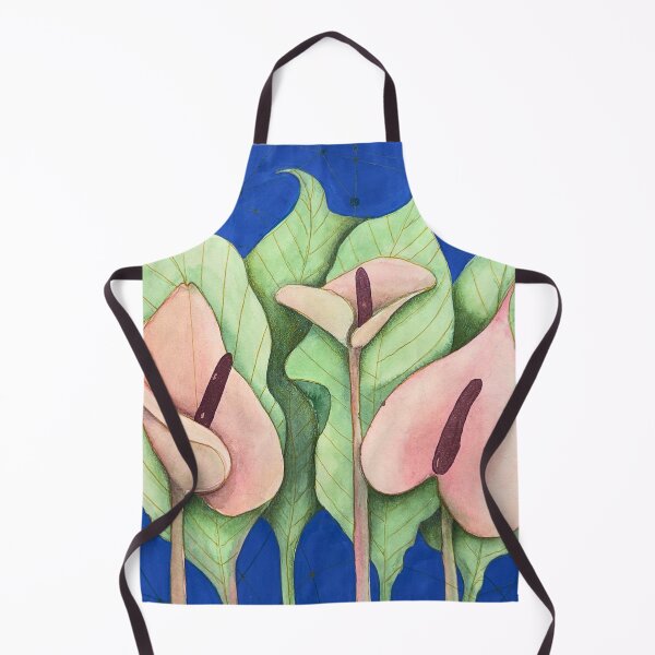 Item preview, Pink Calla Lilies Under a Blue Constellation designed and sold by ArithraStudio.
