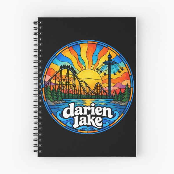 Item preview, Darien Lake New York Stained Glass Art Travel designed and sold by TomFrontierArt.