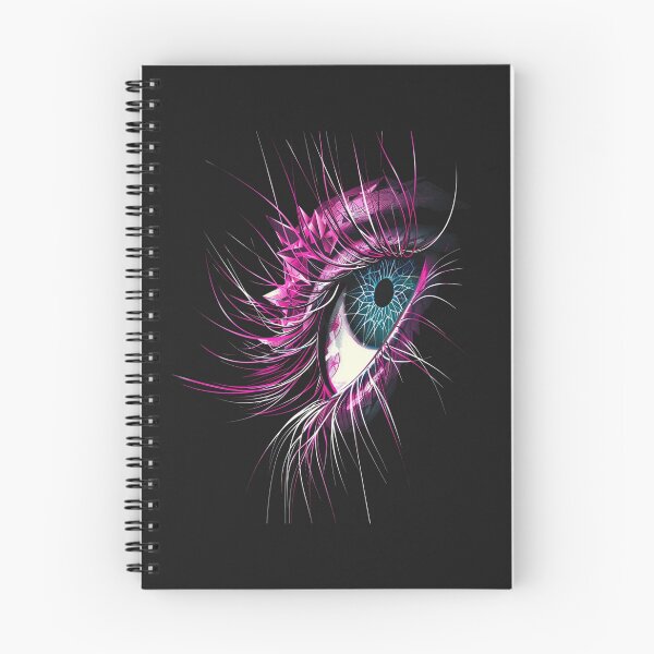 Item preview, An eye with an iris shaped like a blooming, digital flower designed and sold by STATIC SOUL.