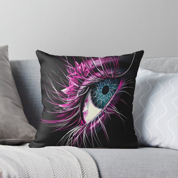 Item preview, An eye with an iris shaped like a blooming, digital flower designed and sold by STATIC SOUL.