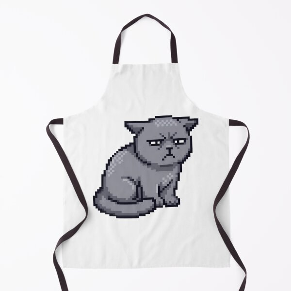 Item preview, Grumpy Pixel Cat Art designed and sold by GiaoCalonas.