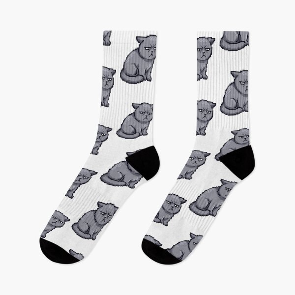 Item preview, Grumpy Pixel Cat Art designed and sold by GiaoCalonas.