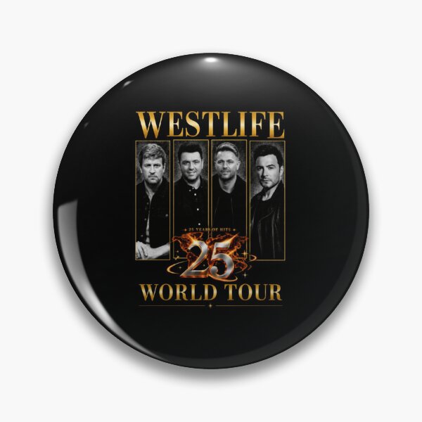 Item preview, Classic Boy Band Music, Westlife 2026, 25th Anniversary designed and sold by SkippieBerto.