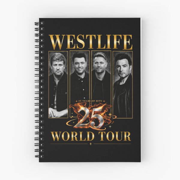 Item preview, Classic Boy Band Music, Westlife 2026, 25th Anniversary designed and sold by SkippieBerto.