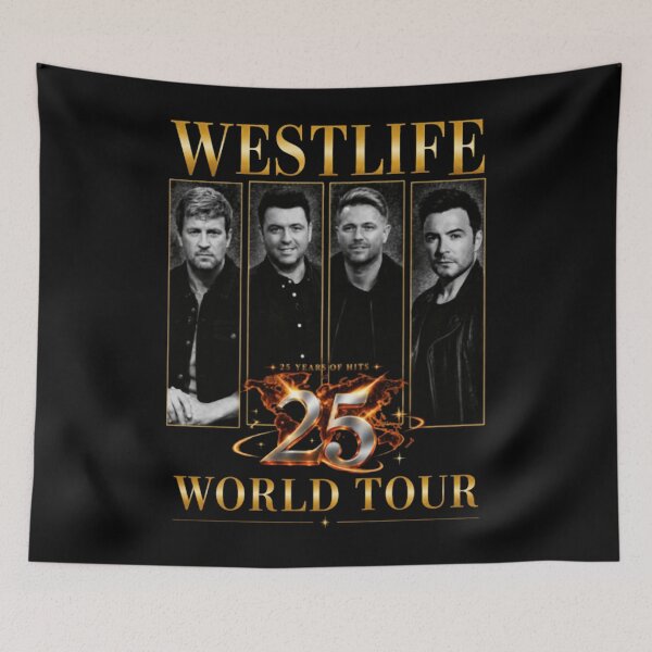 Item preview, Classic Boy Band Music, Westlife 2026, 25th Anniversary designed and sold by SkippieBerto.