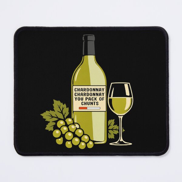 Item preview, Chardonnay You Chunts Vintage Kath Kim Wine Humor designed and sold by AubreeWu.