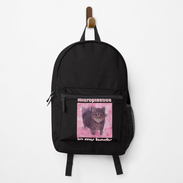 Item preview, Microplastics In Body Funny Cat Meme designed and sold by UzanneWasilius1.