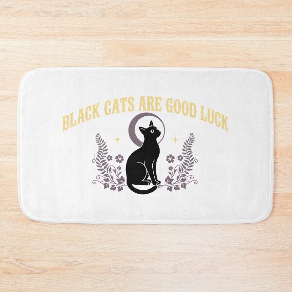 Item preview, Black Cat Good Luck Mystical Crescent Moon Art designed and sold by GiaoCalonas.